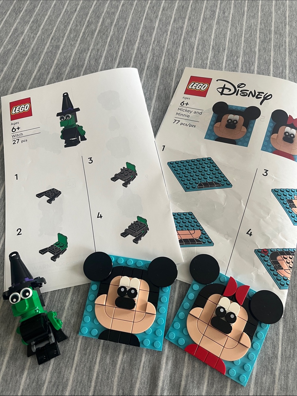 Lego lot of 3 mini build Witch Mickey and Minnie